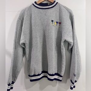 Vintage gray Palm Springs sporty sweatshirt